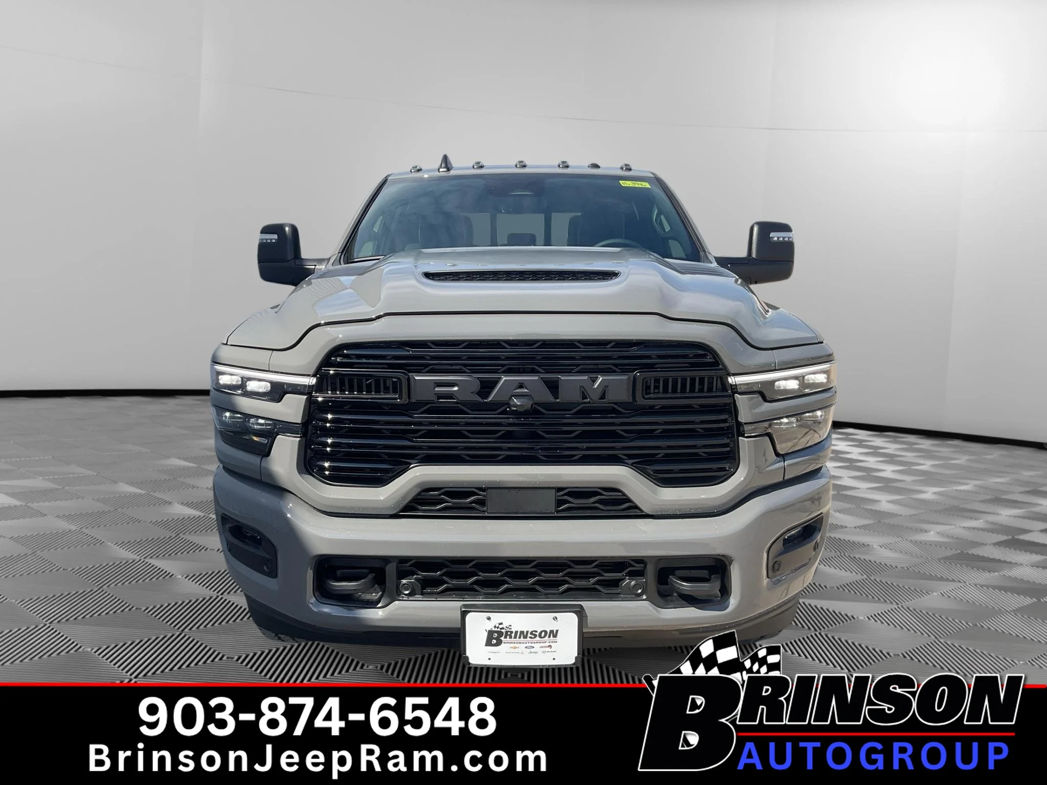 New 2027 Ceramic Gray Clear-Coat Exterior Paint RAM Laramie image 2