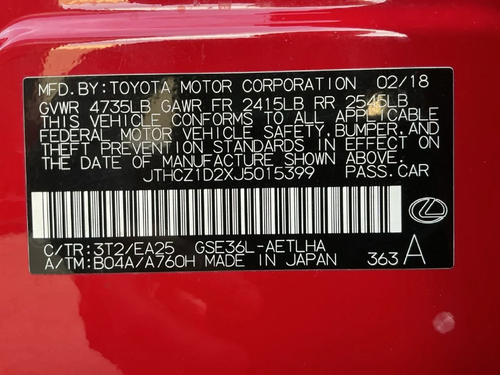 Used 2018 Red Lexus 350 image 31