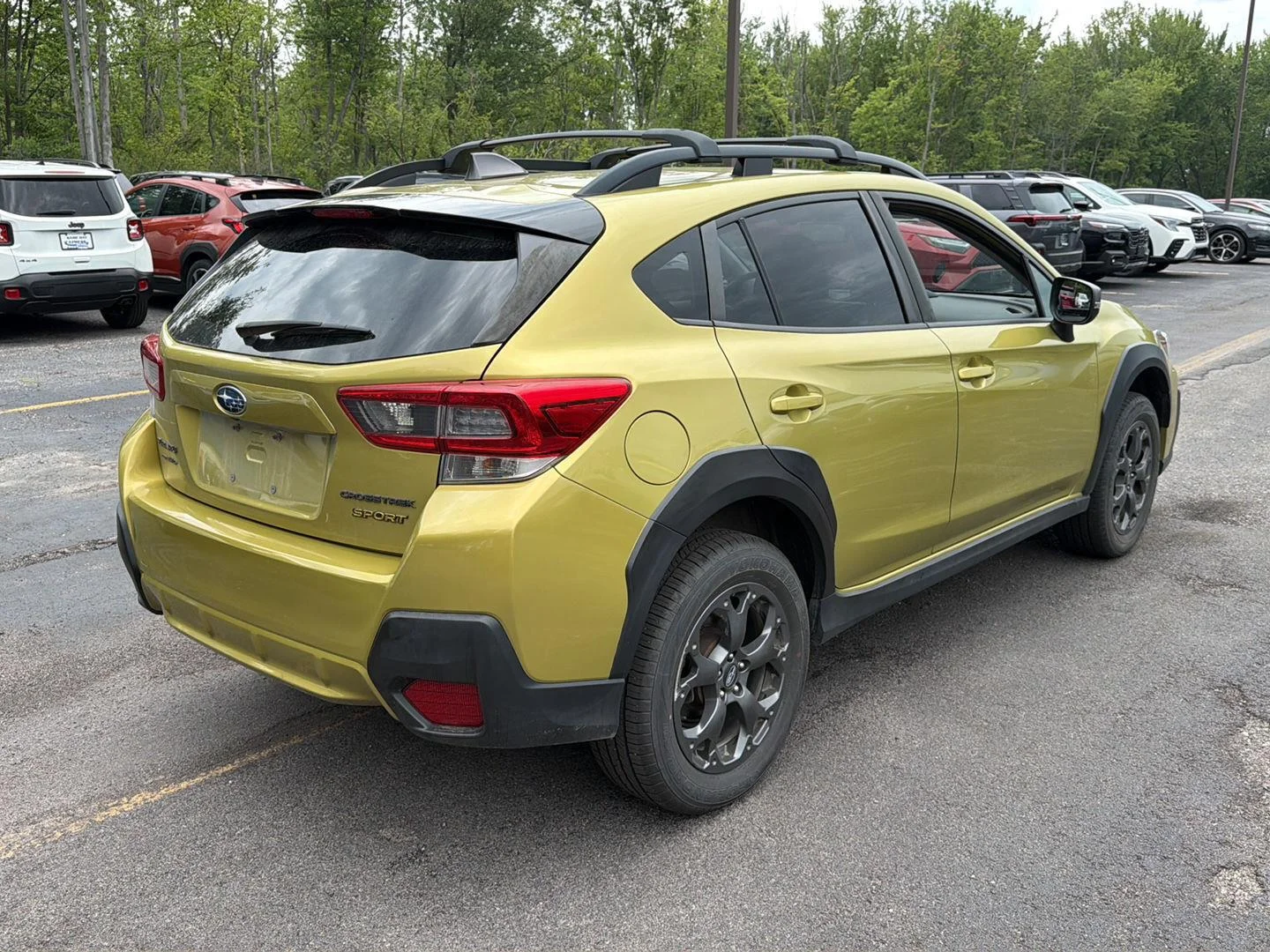 Used 2023 Plasma Yellow Pearl Subaru Sport image 8