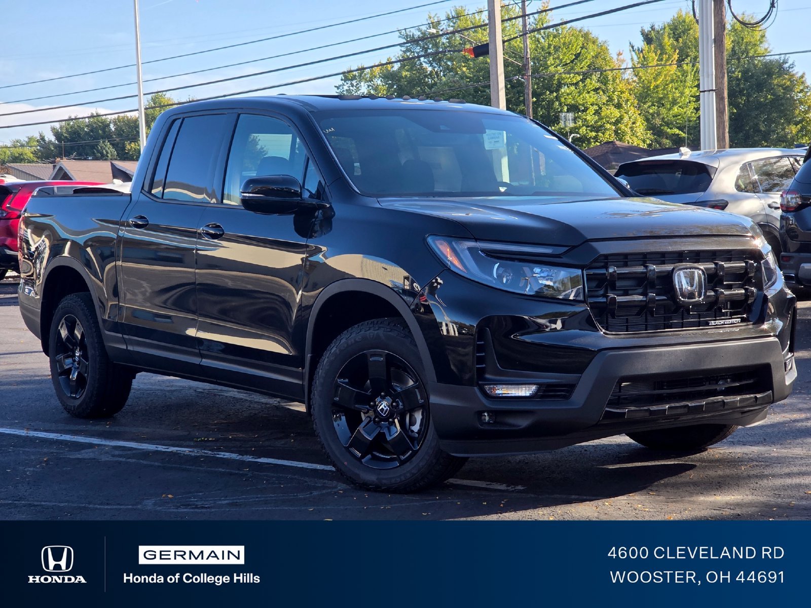 New 2026 Crystal Black Pearl Honda Black Edition image 2