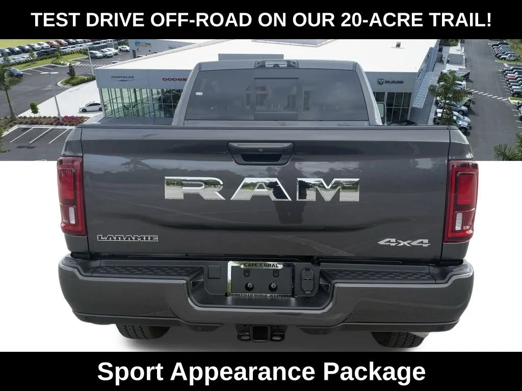 New 2026 Granite Crystal Metallic Clear-Coat Exterior Paint RAM Laramie image 5