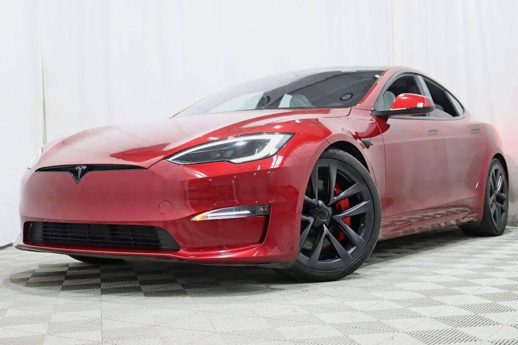 Used 2023 Red Tesla Plaid image 6