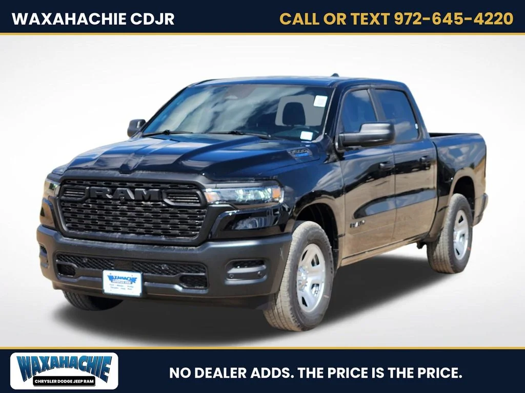 New 2027 Diamond Black Crystal Pearl-Coat Exterior Paint RAM Tradesman image 2