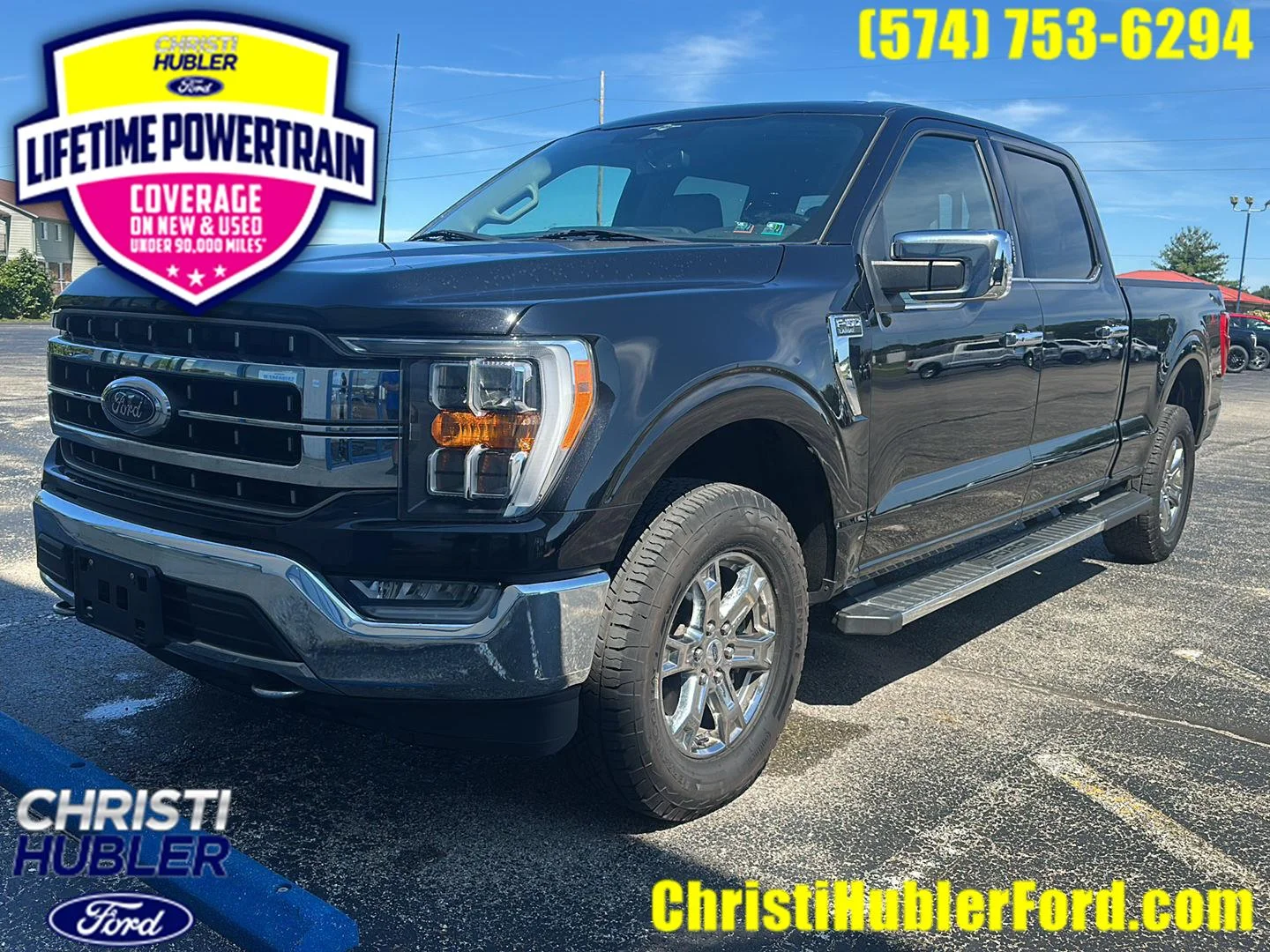 Used 2023 Agate Black Ford LARIAT image 1