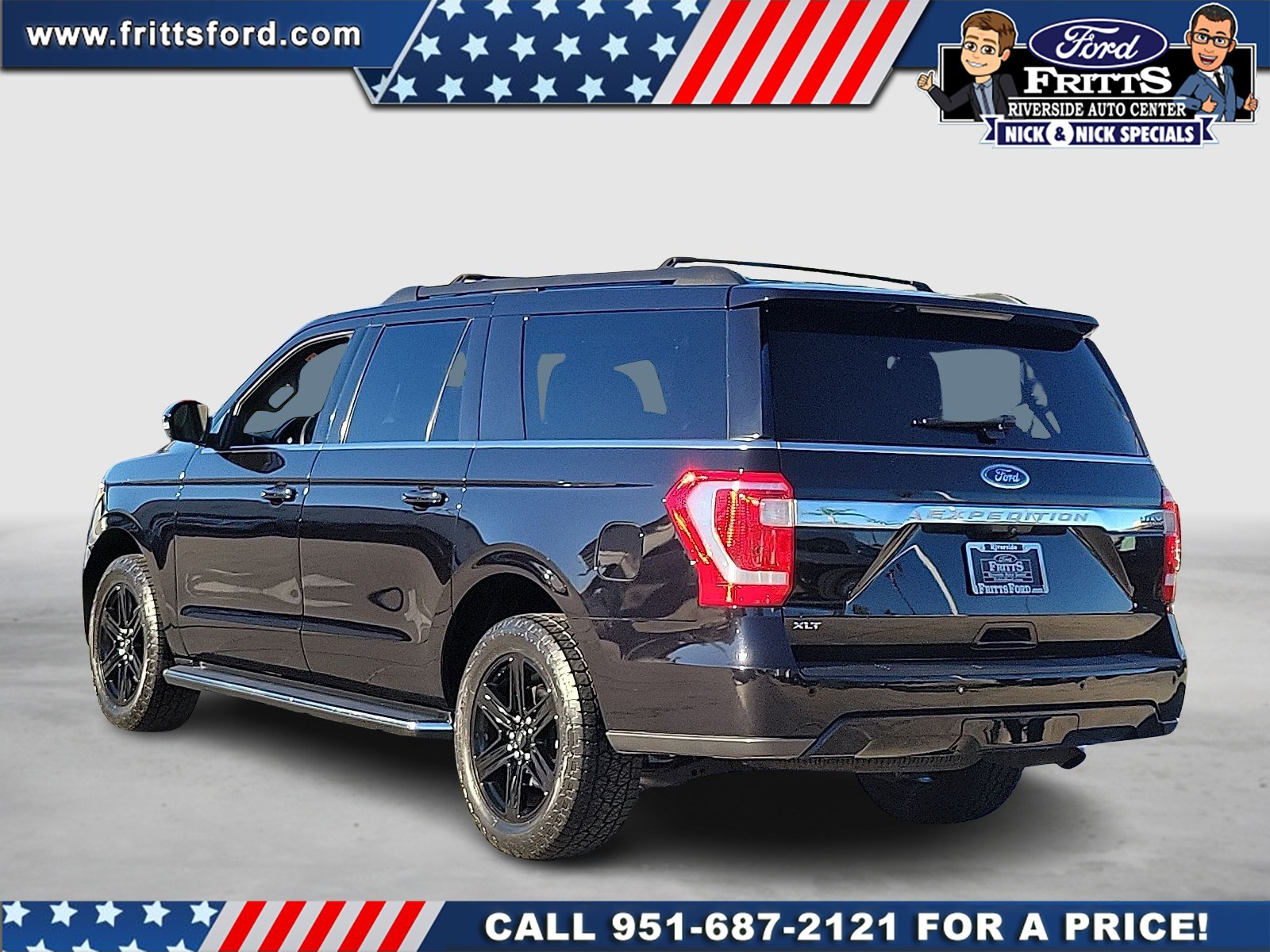 Certified Used 2021 Black Metallic Ford XLT MAX image 3