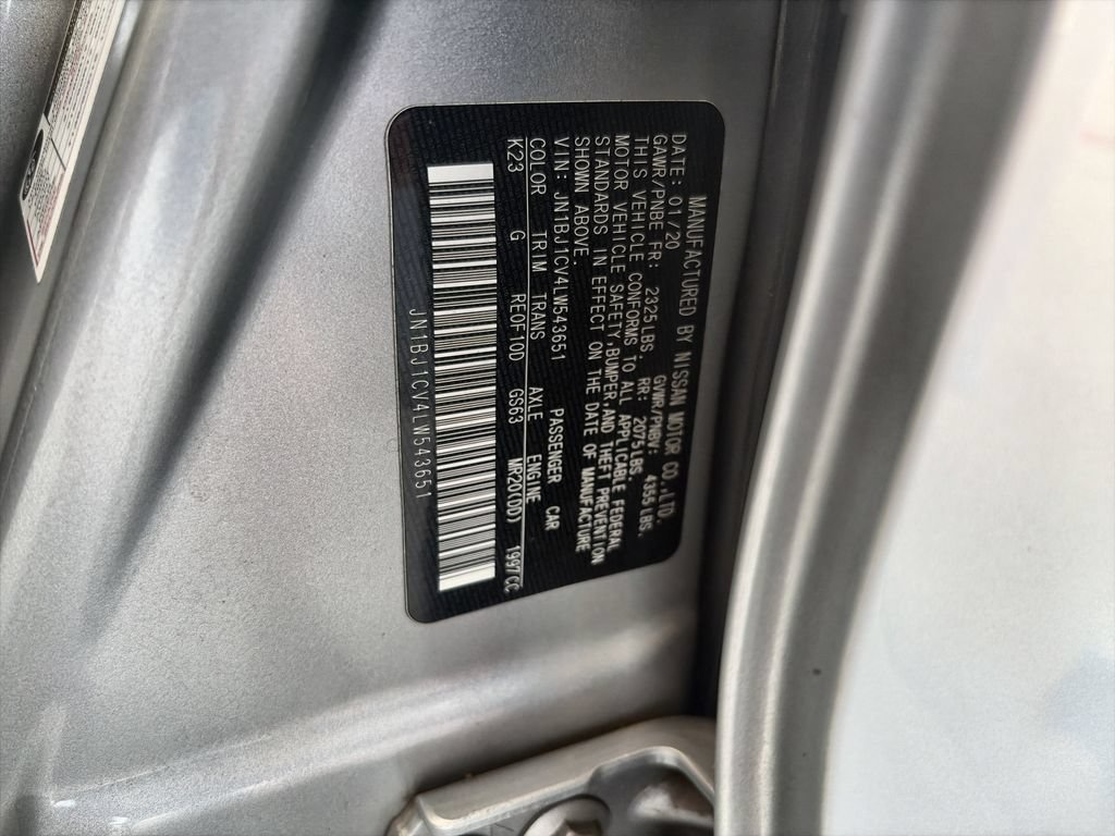 Used 2020 Silver Nissan S FWD Xtronic CVT image 35