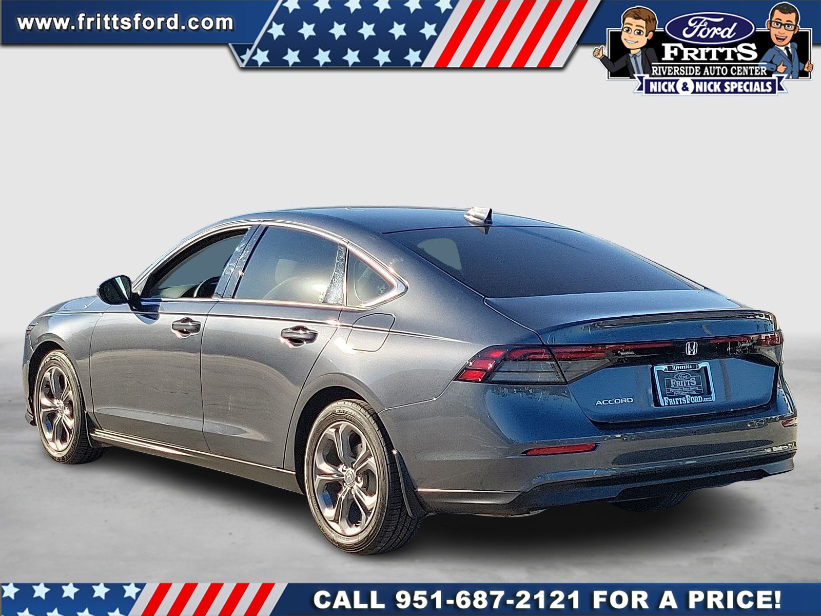 Certified Used 2024 Meteorite Gray Metallic Honda EX image 3