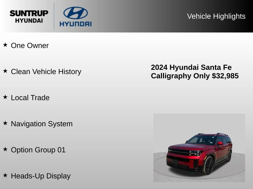 Used 2024 Ultimate Red Hyundai Calligraphy image 8