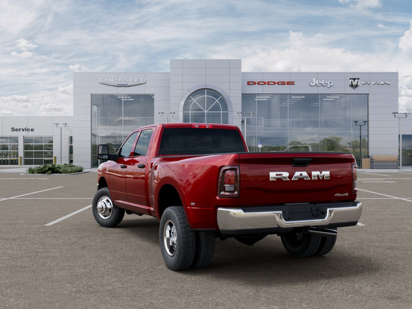 New 2026 Molten Red Pearl-Coat Exterior Paint RAM Tradesman image 17