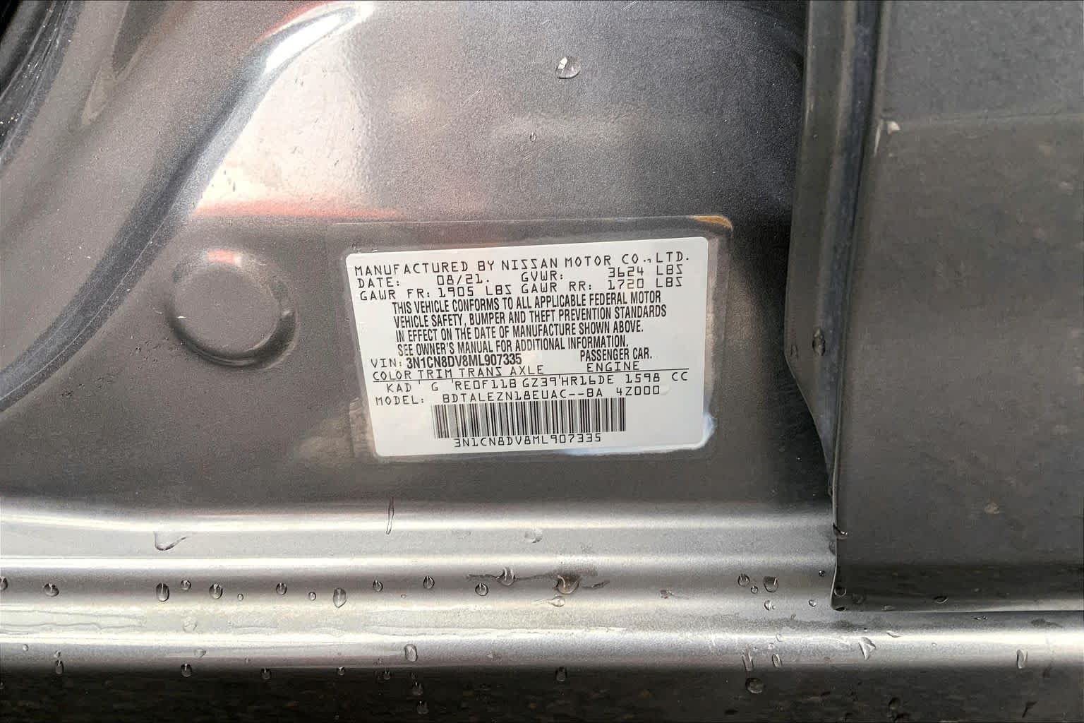 Used 2021 Gun Metallic Nissan S image 37