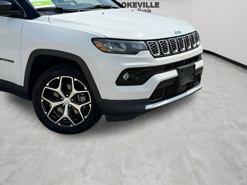 Used 2024 Bright White Clearcoat Jeep Limited image 3