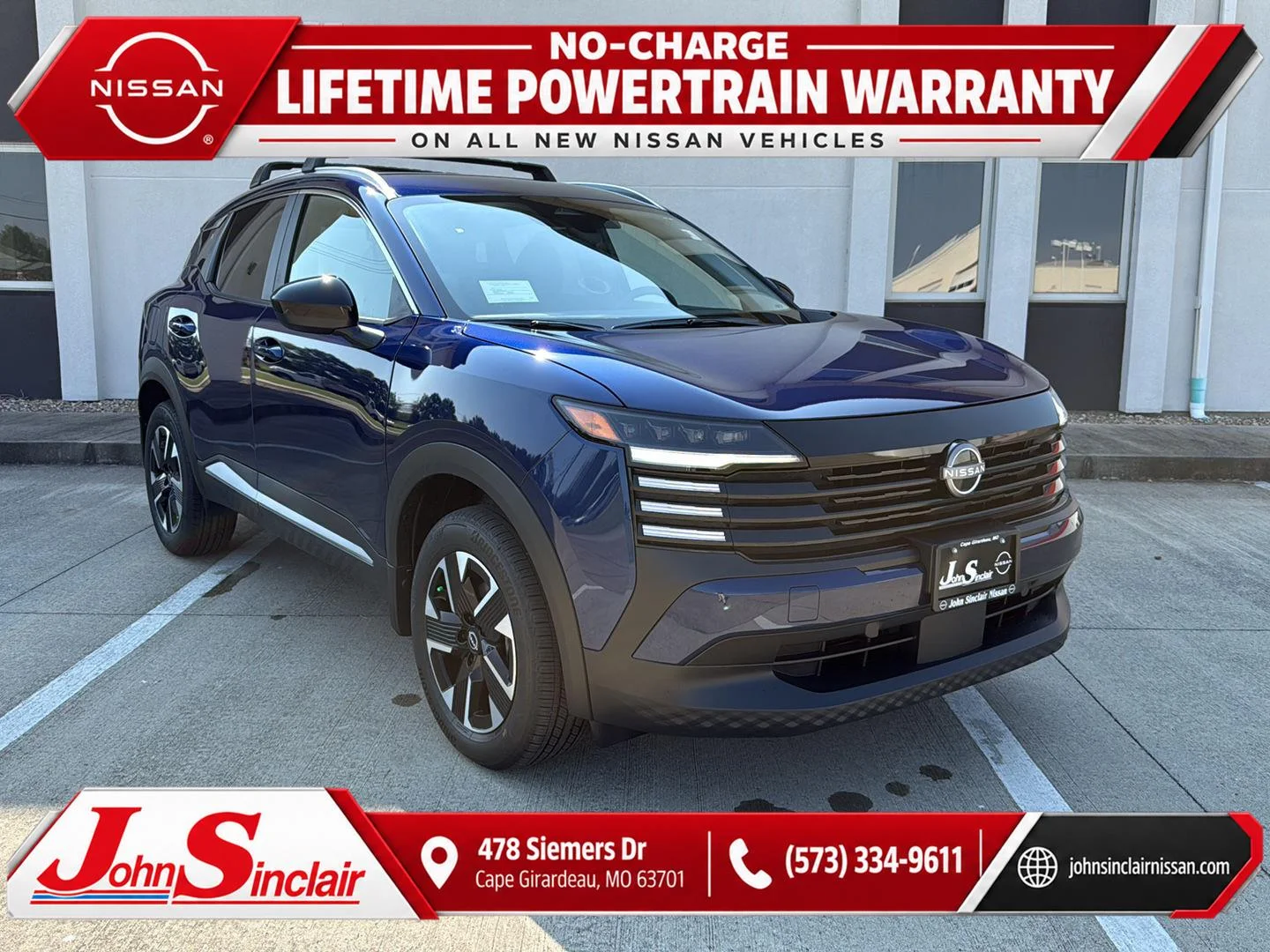 New 2027 Deep Blue Pearl Nissan SV image 1