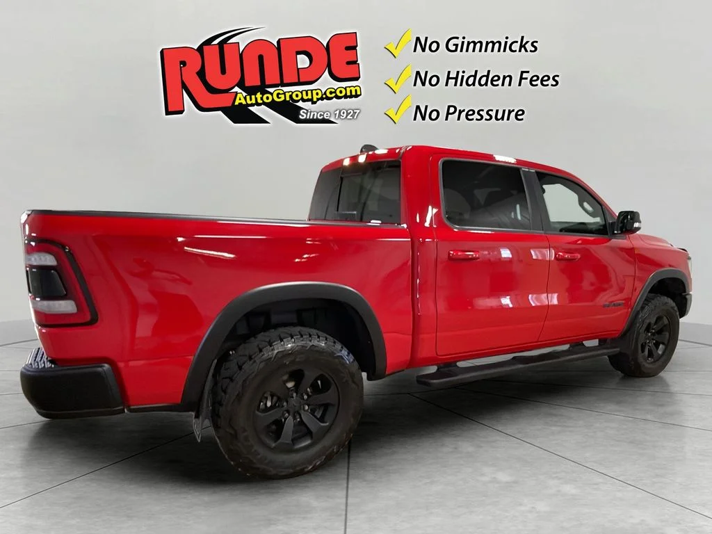 Used 2022 Flame Red Ram Rebel image 6
