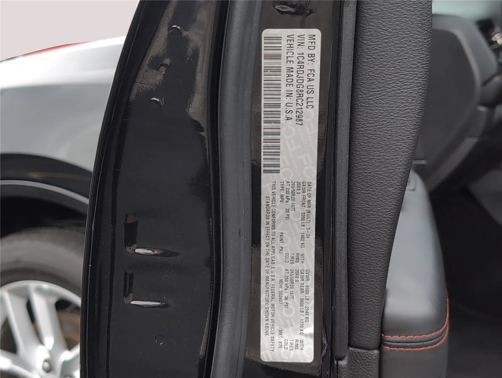 Used 2024 DB Black Clearcoat Dodge GT Plus image 9