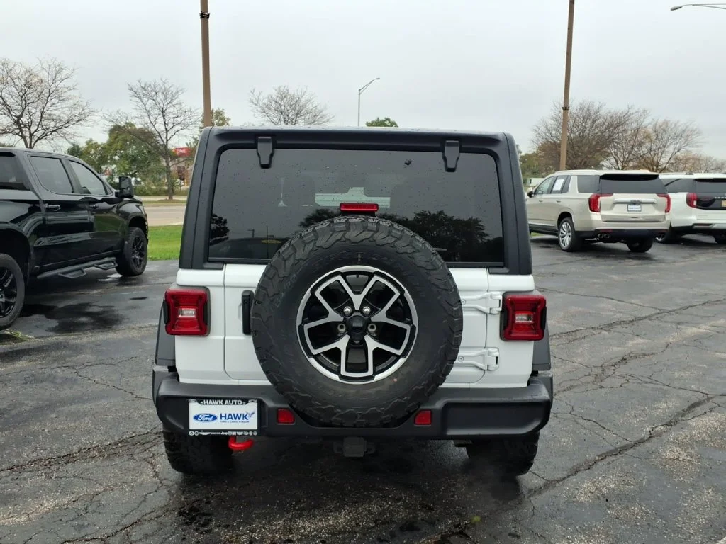 Used 2026 Bright White Clearcoat Jeep Rubicon image 6