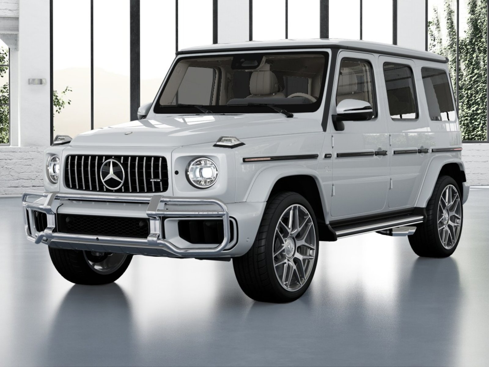 New 2027 MANUFAKTUR Moonlight White Metallic Mercedes-Benz AMG® G 63 SUV image 44