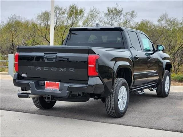 New 2025 Black Toyota SR5 4x4 Double Cab 5 ft. box image 4