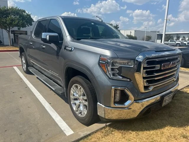 Used 2021 SATIN STEEL METALLIC GMC SLT image 2