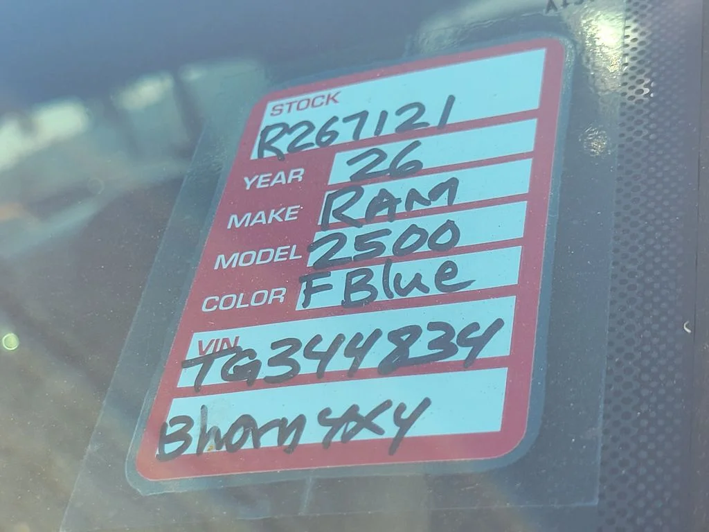 New 2026 Forged Blue Metallic RAM Big Horn image 27
