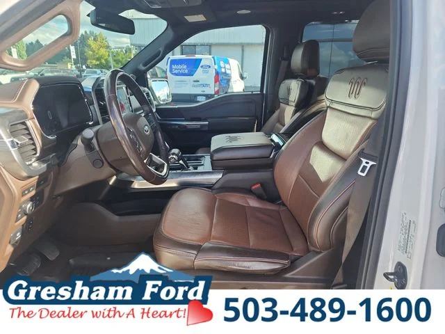 Used 2021 Oxford White Ford King Ranch image 18