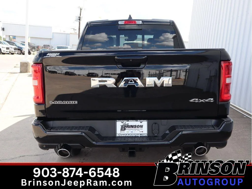 New 2026 Diamond Black Crystal Pearlcoat Ram Laramie image 4
