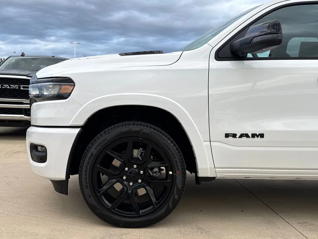 New 2026 Bright White Clear-Coat Exterior Paint RAM Laramie image 5