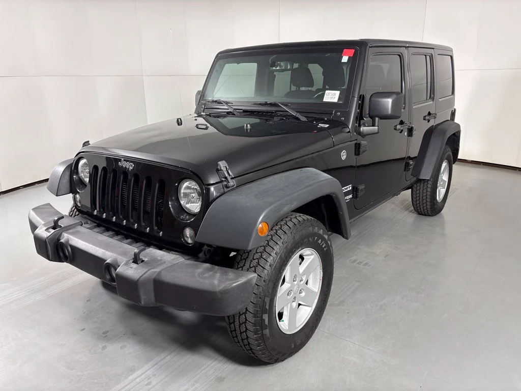Used 2018 Black Jeep Unlimited Sport image 4