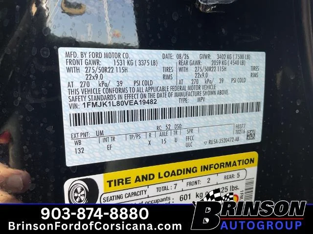 New 2027 Agate Black Metallic Ford MAX Platinum image 43