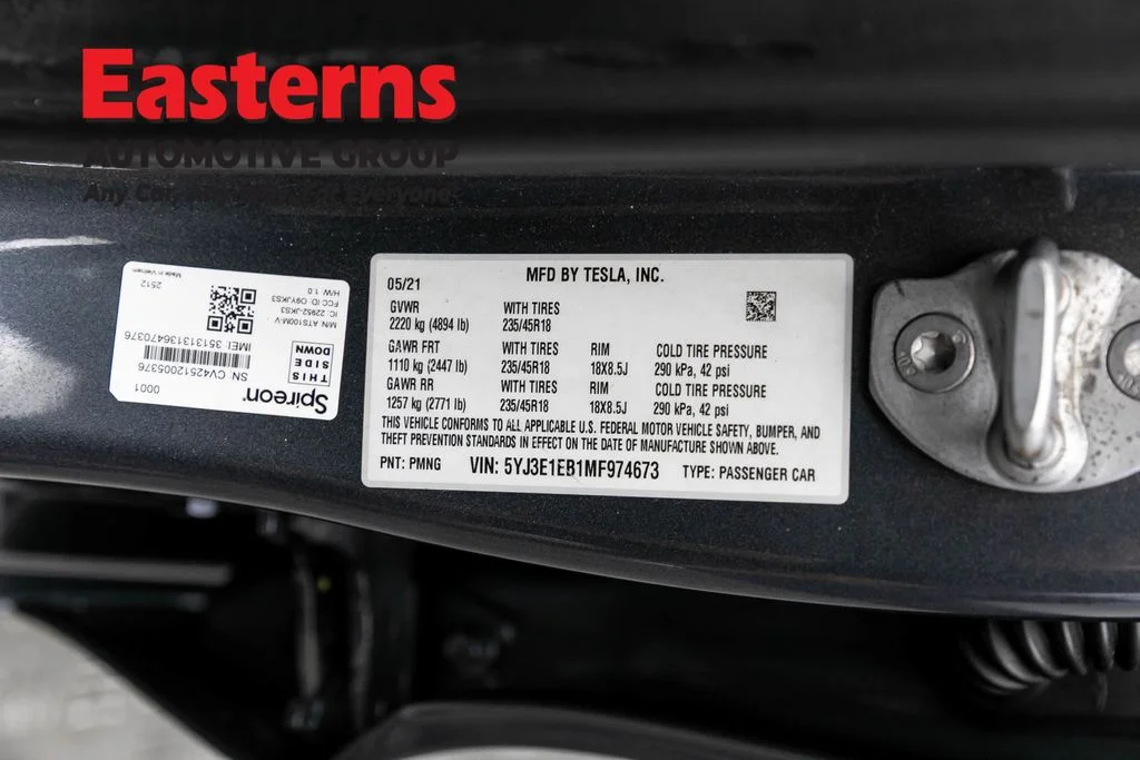 Used 2021 Gray Tesla Long Range image 29