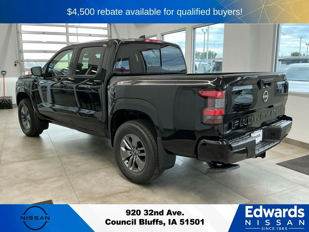 New 2026 Super Black Nissan Crew Cab SV image 4