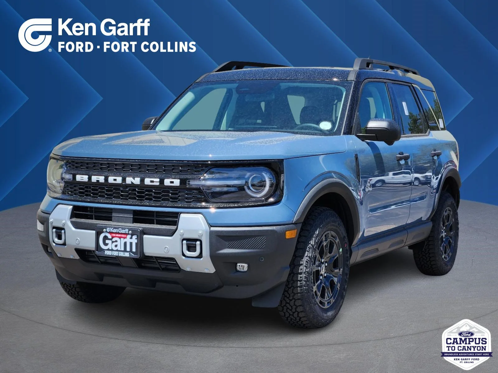 New 2026 Azure Gray Metallic Tri-Coat Ford Outer Banks image 1