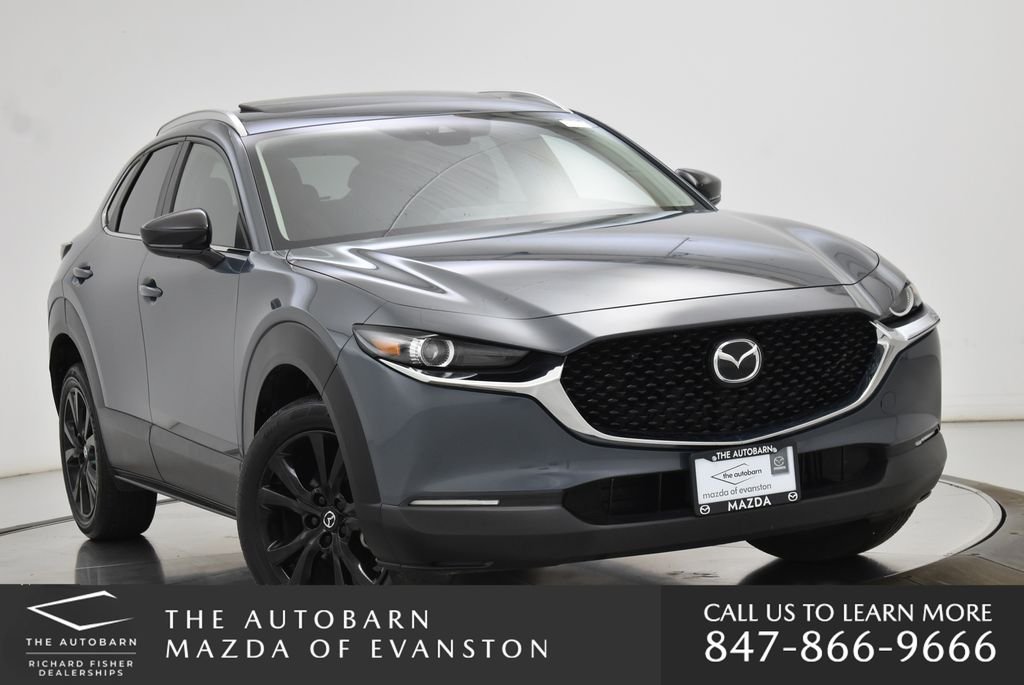Certified Used 2023 Gray Metallic Mazda 2.5 S Carbon Edition image 1