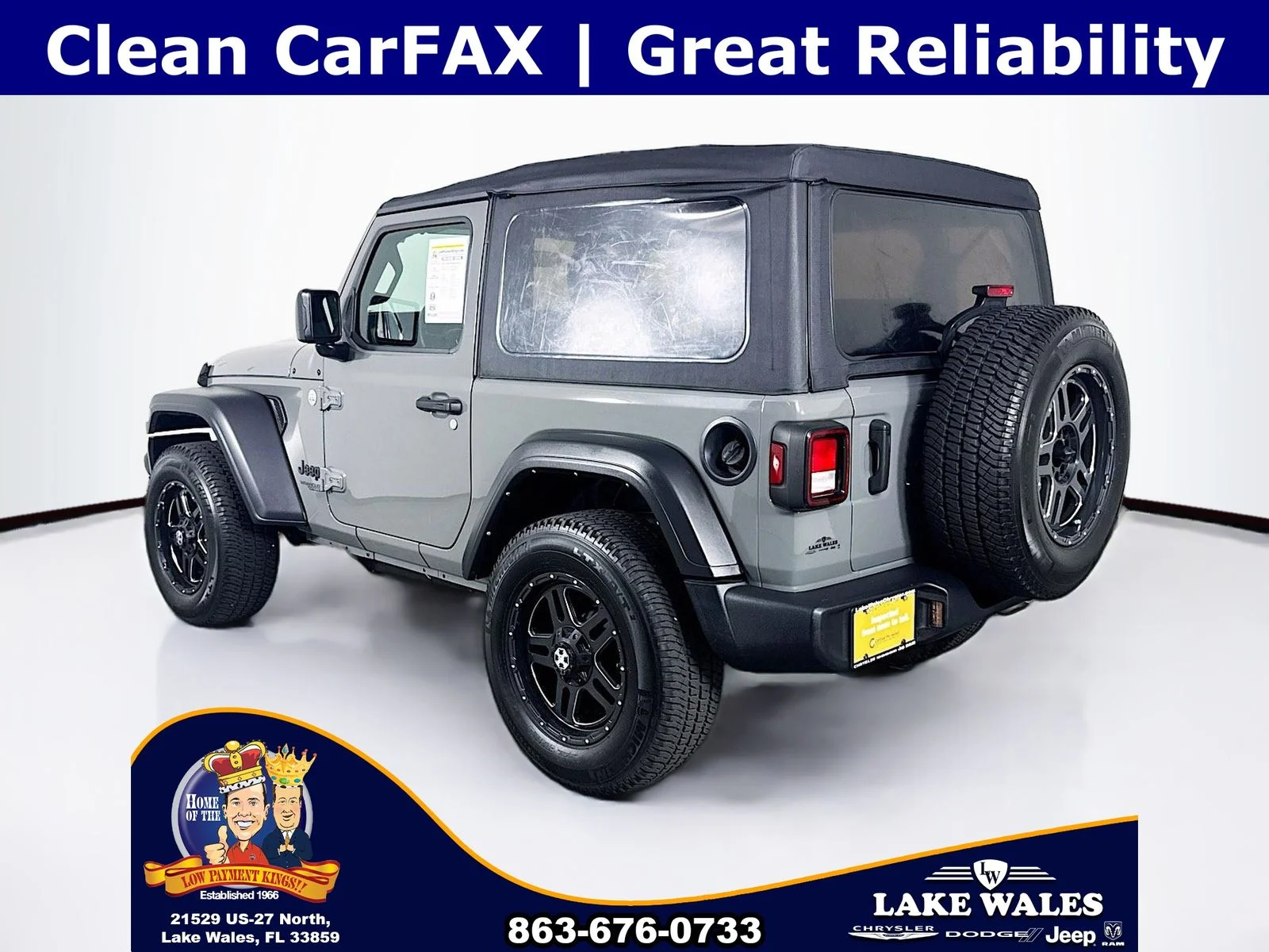Used 2021 Gray Jeep Sport S image 5