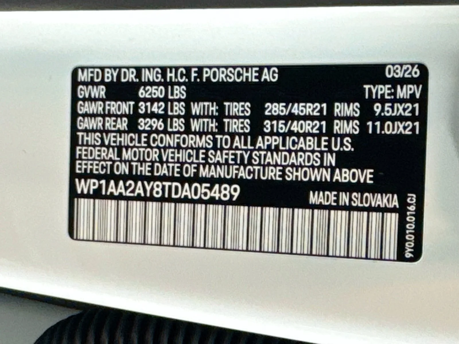 New 2026 White Porsche  image 27
