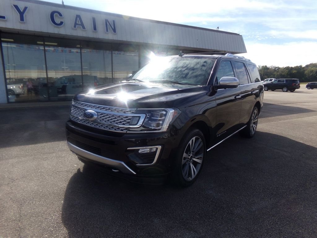 Used 2021 Black Metallic Ford Platinum image 3