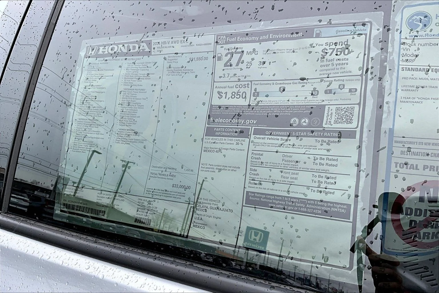 2026 Honda HR-V EX-L - Photo 13