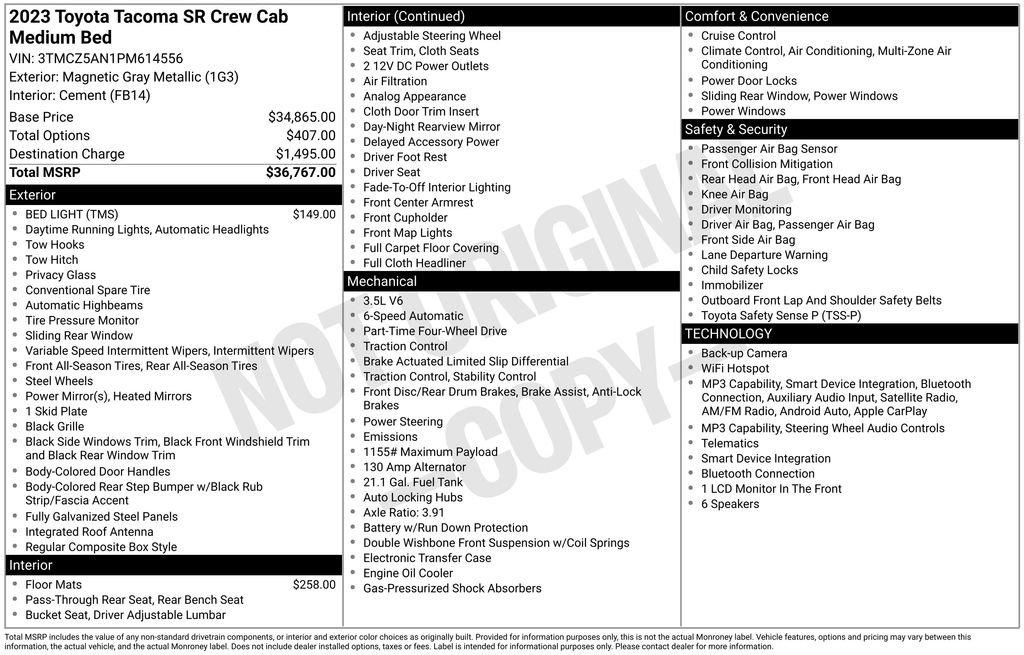 Used 2023 Gray Toyota SR image 34