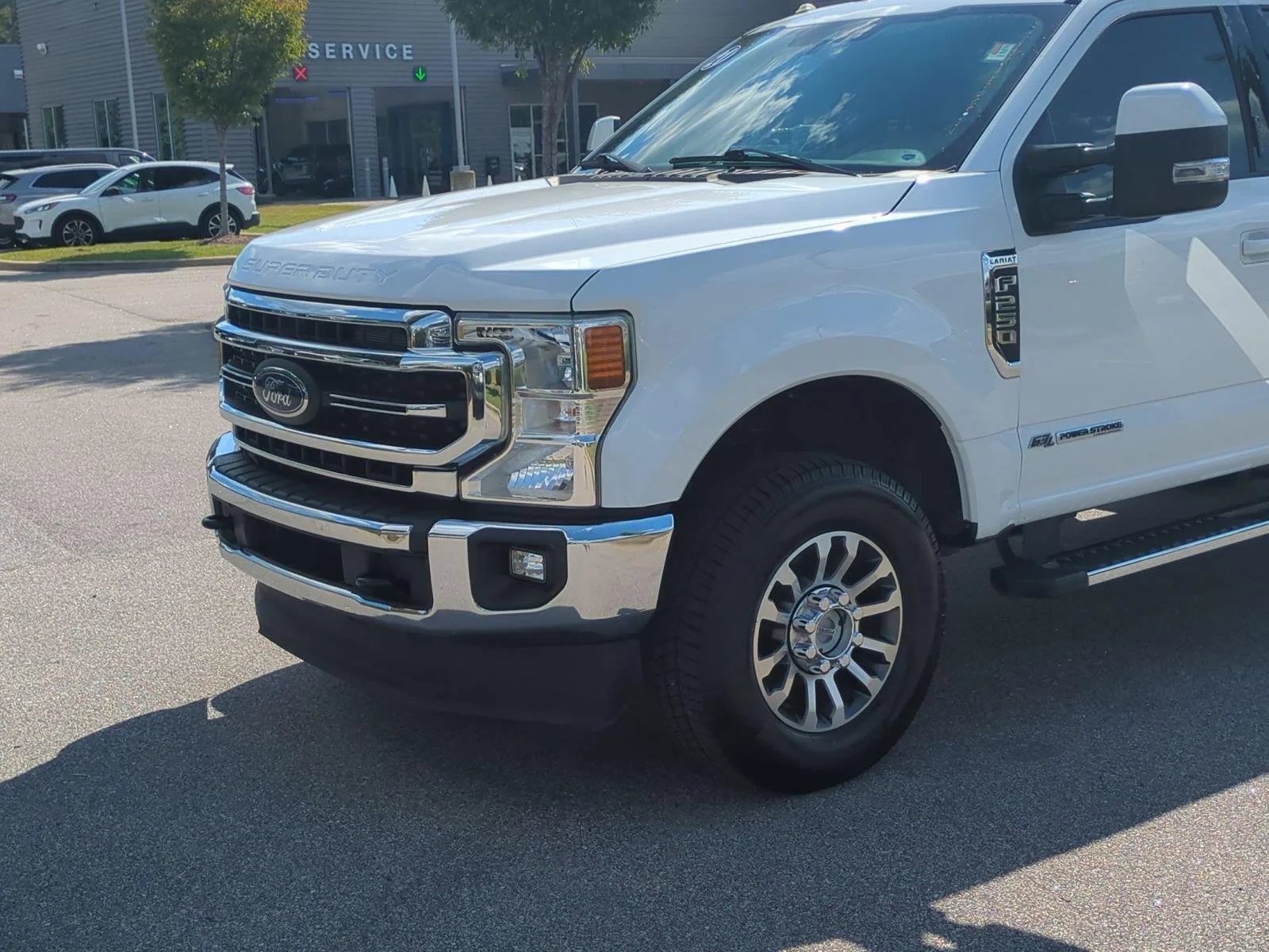 Used 2021 Oxford White Ford Lariat image 9