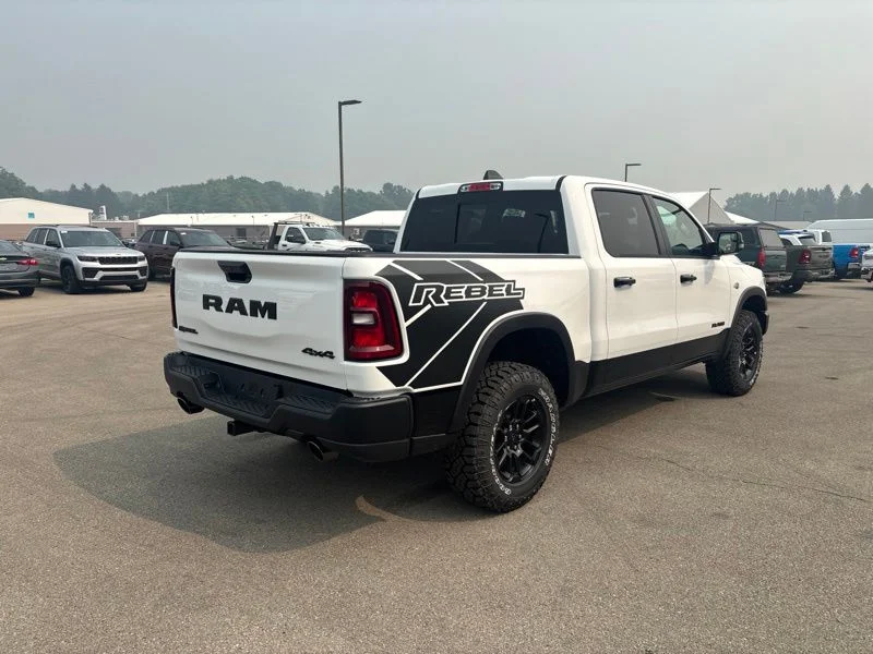 New 2026 Bright White Clear-Coat Exterior Paint RAM Rebel image 3
