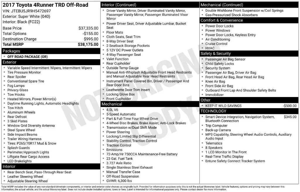 Certified Used 2017 White Toyota TRD Off-Road image 28