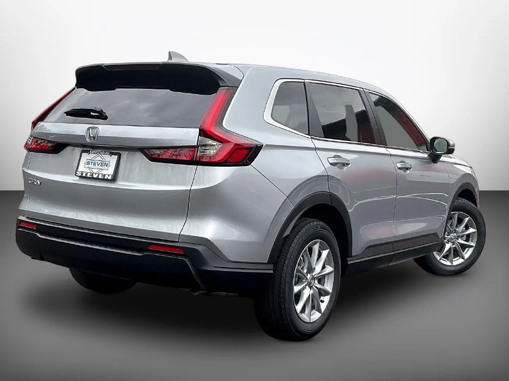 New 2027 Solar Silver Metallic Honda EX AWD image 6