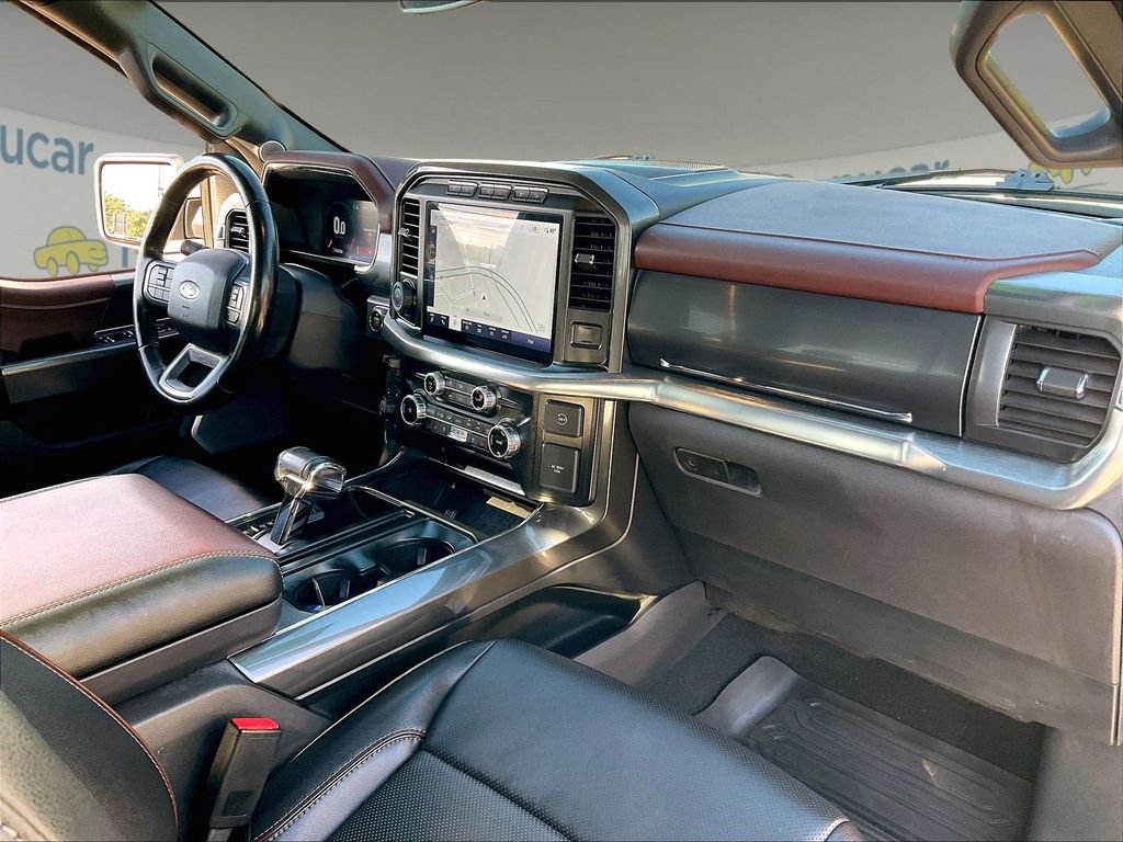 Used 2023 Star White Metallic Tri-Coat Ford Lariat image 13