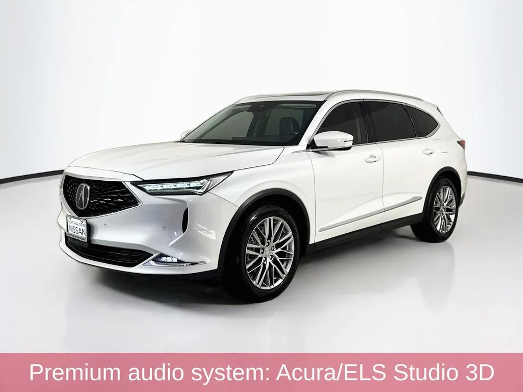 Used 2022 White Acura Advance image 3