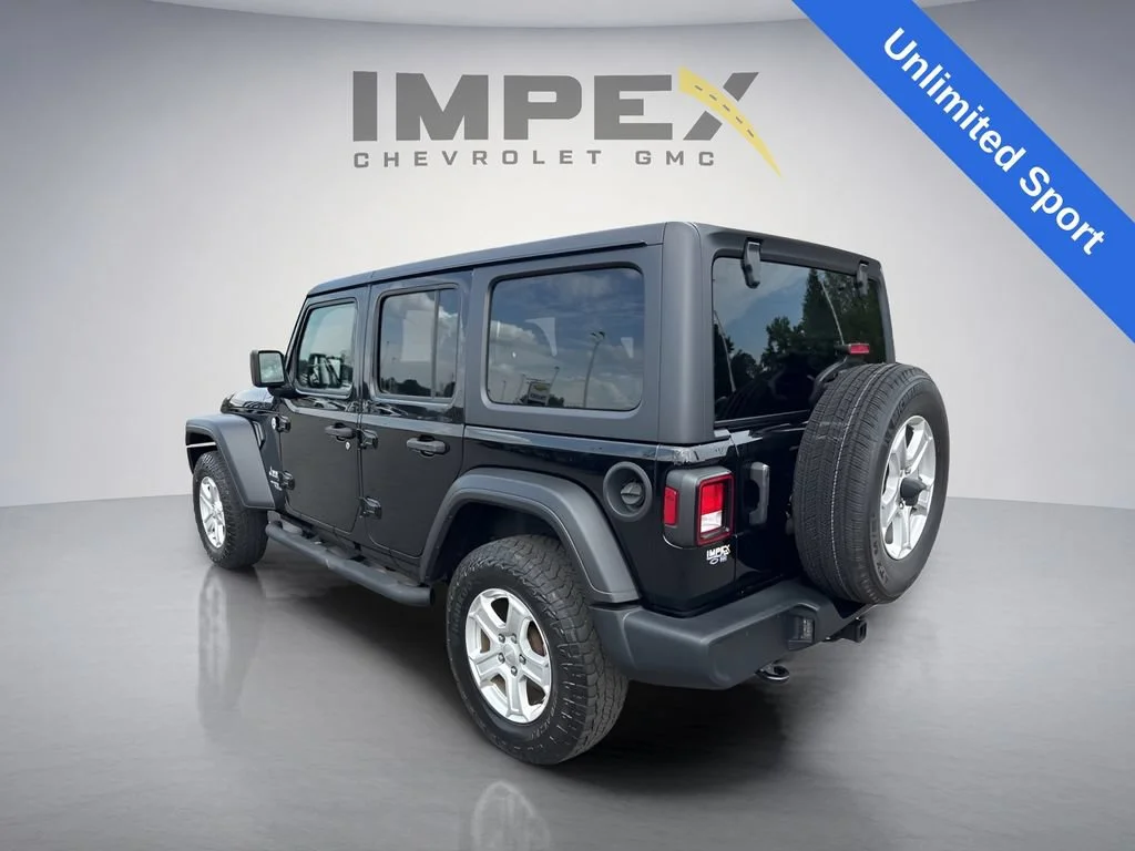 Used 2021 Black Jeep Unlimited Sport S image 3