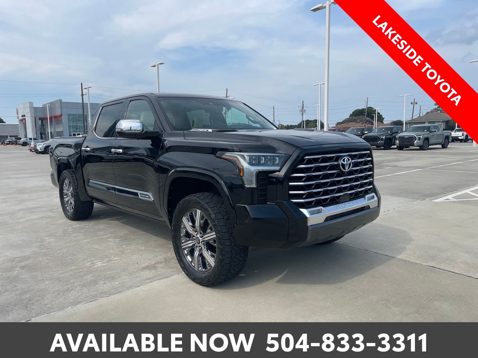 Used 2023 Black Toyota Capstone image 7