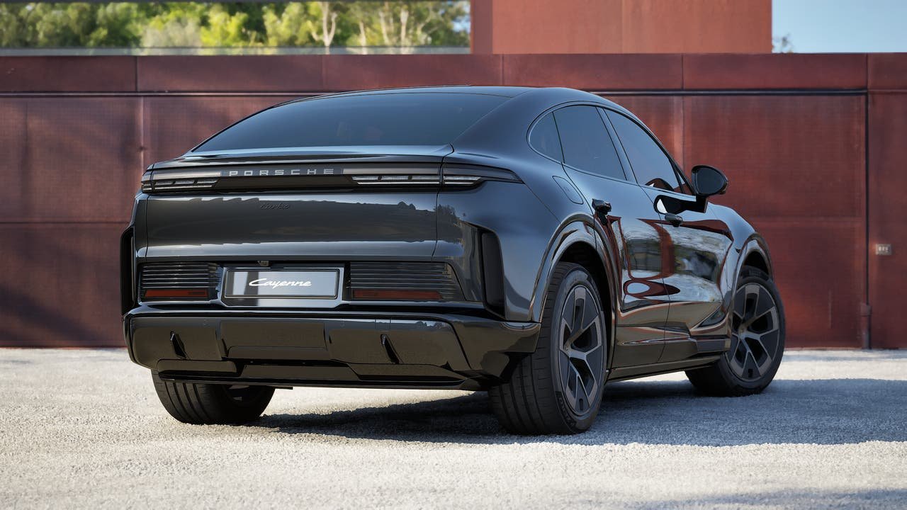 New 2026 Chromite Black Metallic Porsche Turbo Coupe Electric image 9