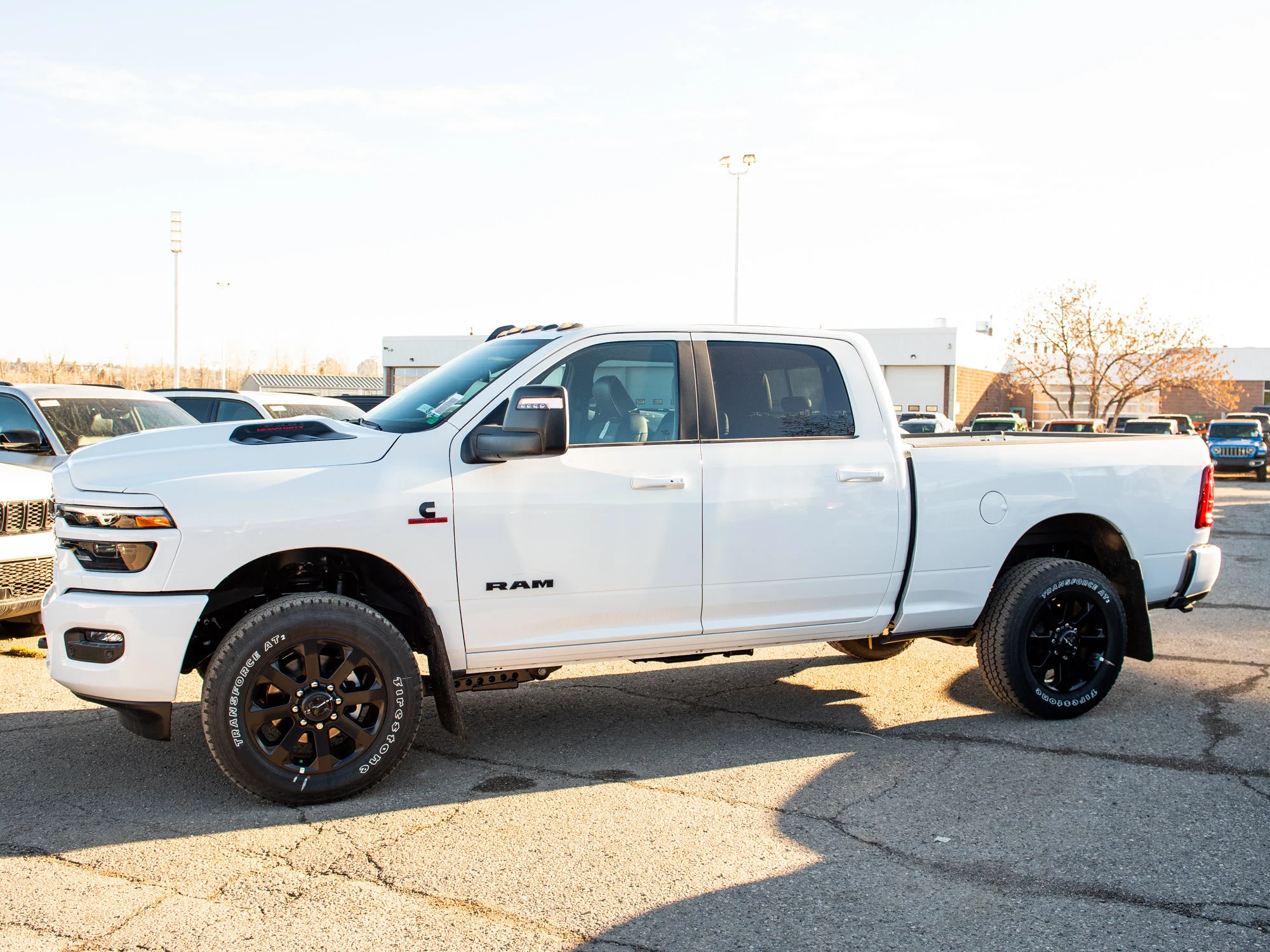 New 2026 White RAM Laramie* image 2