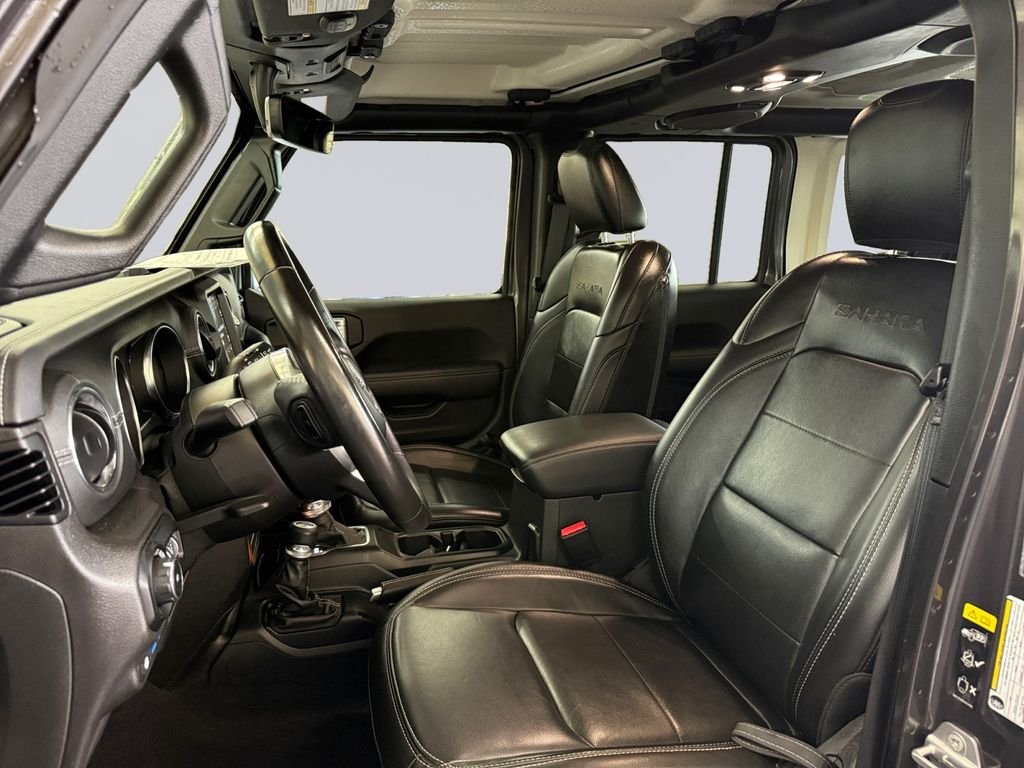 Used 2021 Gray Jeep Unlimited Sahara 4xe image 12