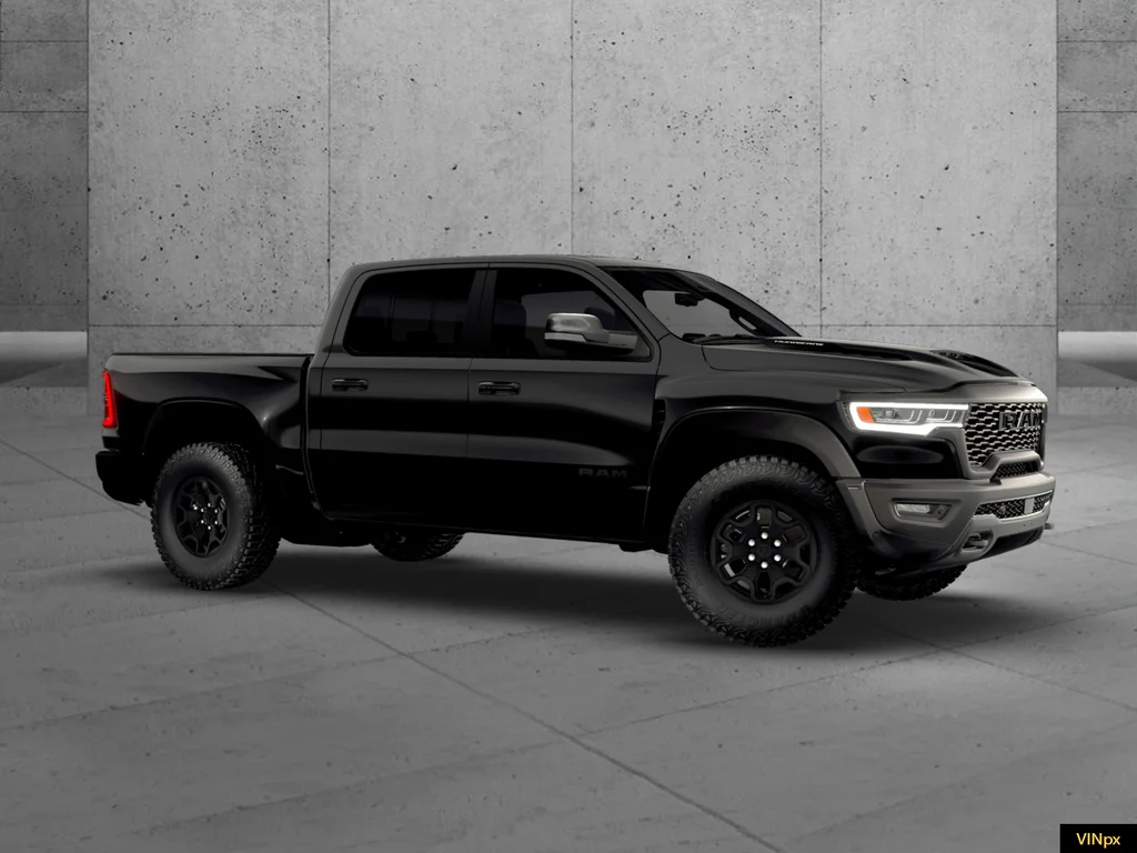 New 2026 Diamond Black Crystal Pearl-Coat Exterior Paint RAM RHO image 9