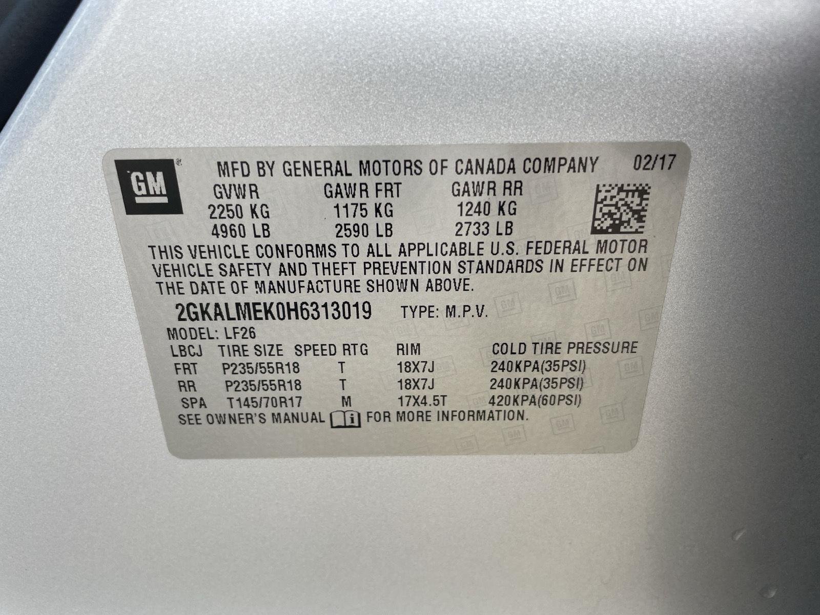 Used 2017 Quicksilver Metallic GMC SLE image 30